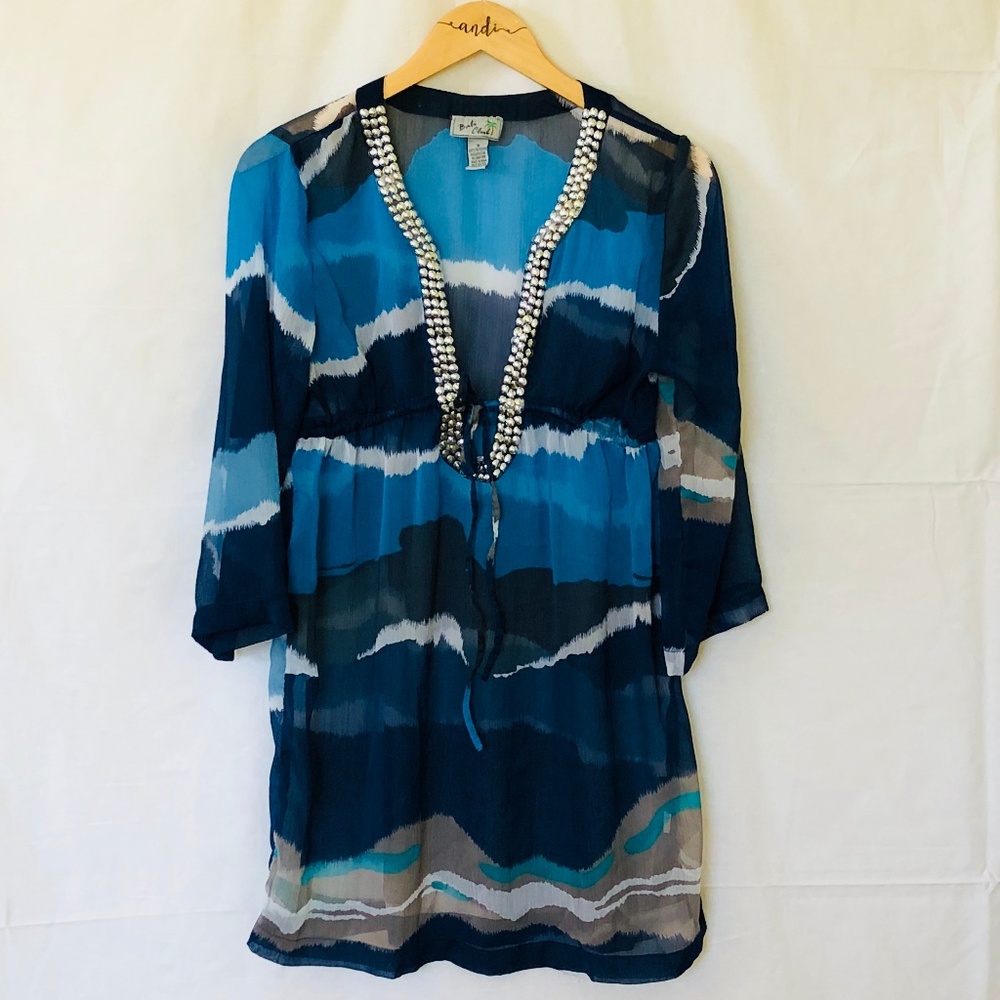 Bali Club Wave & Bling Beach Cover UP